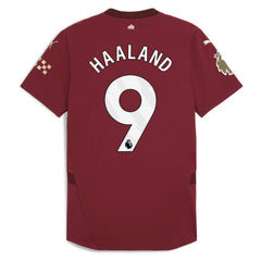 Erling Haaland Manchester City 2024/25 Third Player Jersey Burgundy | Puma Online