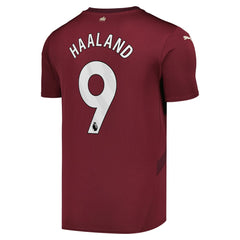 Erling Haaland Manchester City 2024/25 Third Replica Player Jersey Burgundy | Puma Online