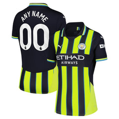 Manchester City Women's 2024/25 Away Replica Custom Jersey Navy | Puma Sale
