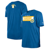 Los Angeles Chargers New Era 3rd Down High Density Print T-Shirt Blue | NFL