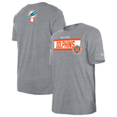 Miami Dolphins New Era 3rd Down High Density Print T-Shirt Gray | NFL