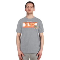Miami Dolphins New Era 3rd Down High Density Print T-Shirt Gray | NFL