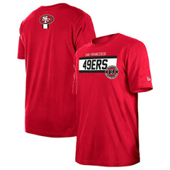 San Francisco 49ers New Era 3rd Down High Density Print T-Shirt Scarlet | NFL
