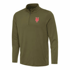 New York Mets Antigua Reprocess Quarter-Zip Top - MLB