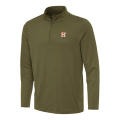 Houston Astros Antigua Reprocess Quarter-Zip Top - MLB