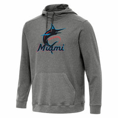 Miami Marlins Antigua Cloud Pullover Hoodie - MLB