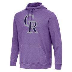 Colorado Rockies Antigua Cloud Pullover Hoodie - MLB