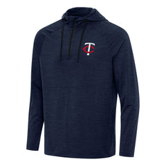 Minnesota Twins Antigua Spikes Quarter-Zip Pullover Hoodie - MLB
