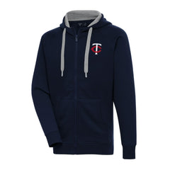 Minnesota Twins Antigua Big & Tall Victory Full-Zip Hoodie Jacket - MLB