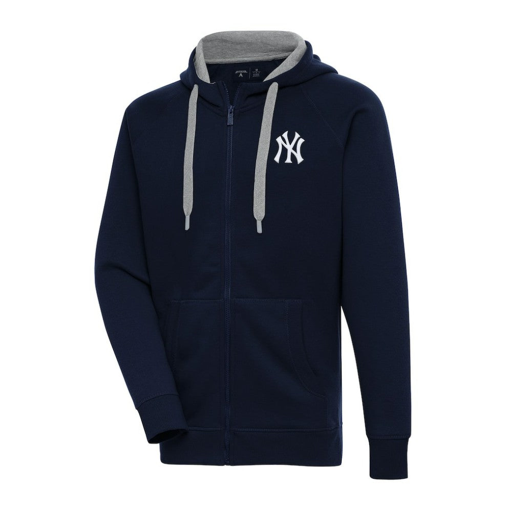 New York Yankees Antigua Big & Tall Victory Full-Zip Hoodie Jacket - MLB