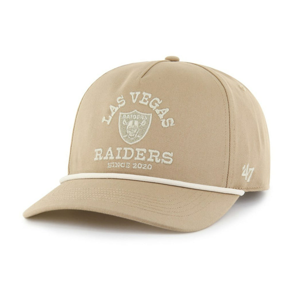 Las Vegas Raiders '47 Canyon Ranchero Hitch Adjustable Hat Khaki | 47 brand