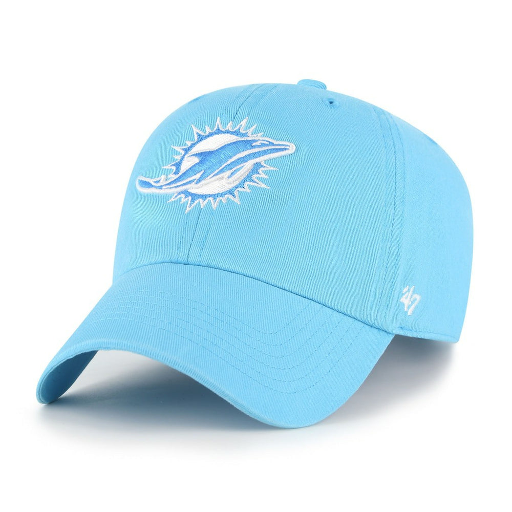 Miami Dolphins '47 Women's Bright Side Clean Up Adjustable Hat Blue | 47 brand