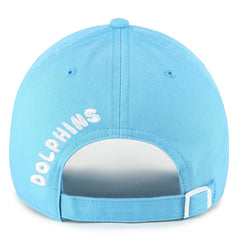 Miami Dolphins '47 Women's Bright Side Clean Up Adjustable Hat Blue | 47 brand