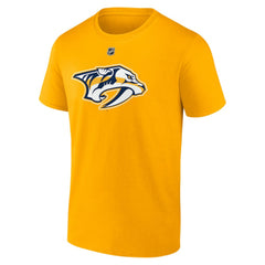 Jonathan Marchessault Nashville Predators Fanatics Authentic Stack Name & Number T-Shirt - Gold - NHL