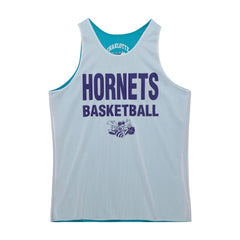 Charlotte Hornets Hardwood Classics Reversible Mesh Practice Jersey Teal/White - NBA