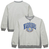 Golden State Warriors Vintage Logo Pullover Sweatshirt Heather Gray - NBA