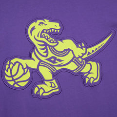 Toronto Raptors Hardwood Classics Neon Nights Premium T-Shirt Raptors Purple - NBA