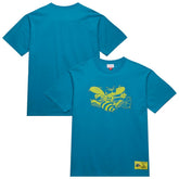 Charlotte Hornets Hardwood Classics Neon Nights Premium T-Shirt Teal - NBA
