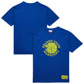 Golden State Warriors Hardwood Classics Neon Nights Premium T-Shirt Royal - NBA