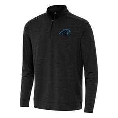 Carolina Panthers Antigua Bright Quarter-Zip Top Heather Black | NFL