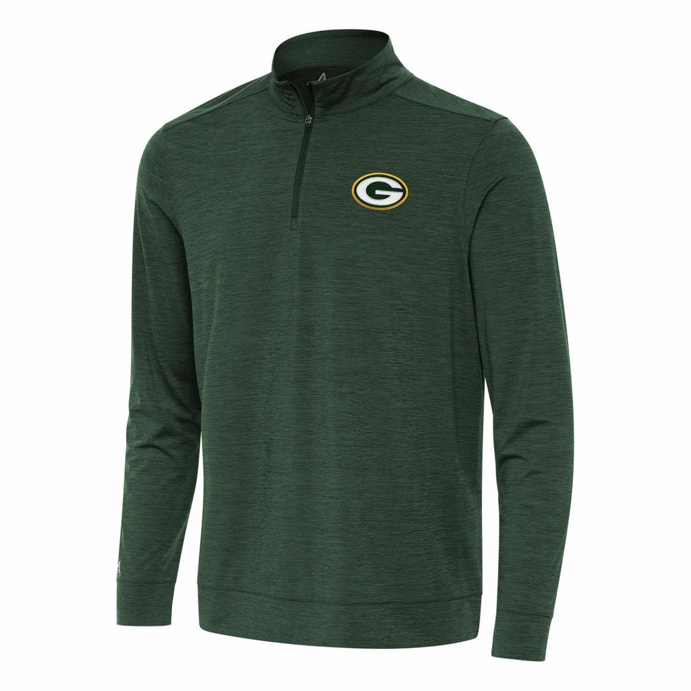 Green Bay Packers Antigua Bright Quarter-Zip Top Green | NFL