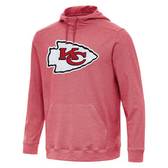 Kansas City Chiefs Antigua Cloud Pullover Hoodie Heather Red | NFL
