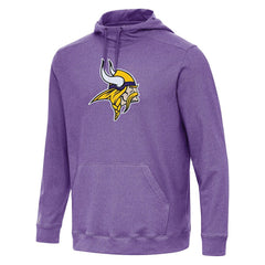 Minnesota Vikings Antigua Cloud Pullover Hoodie Heather Purple | NFL