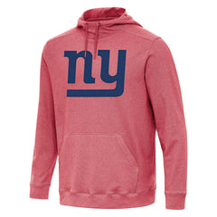 New York Giants Antigua Cloud Pullover Hoodie Heather Red | NFL