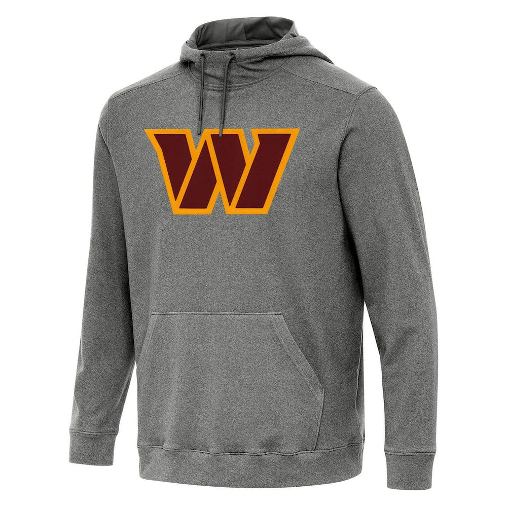 Washington Commanders Antigua Cloud Pullover Hoodie Heather Black | NFL