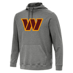 Washington Commanders Antigua Cloud Pullover Hoodie Heather Black | NFL