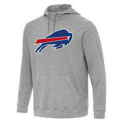 Buffalo Bills Antigua Cloud Pullover Hoodie Heather Gray | NFL