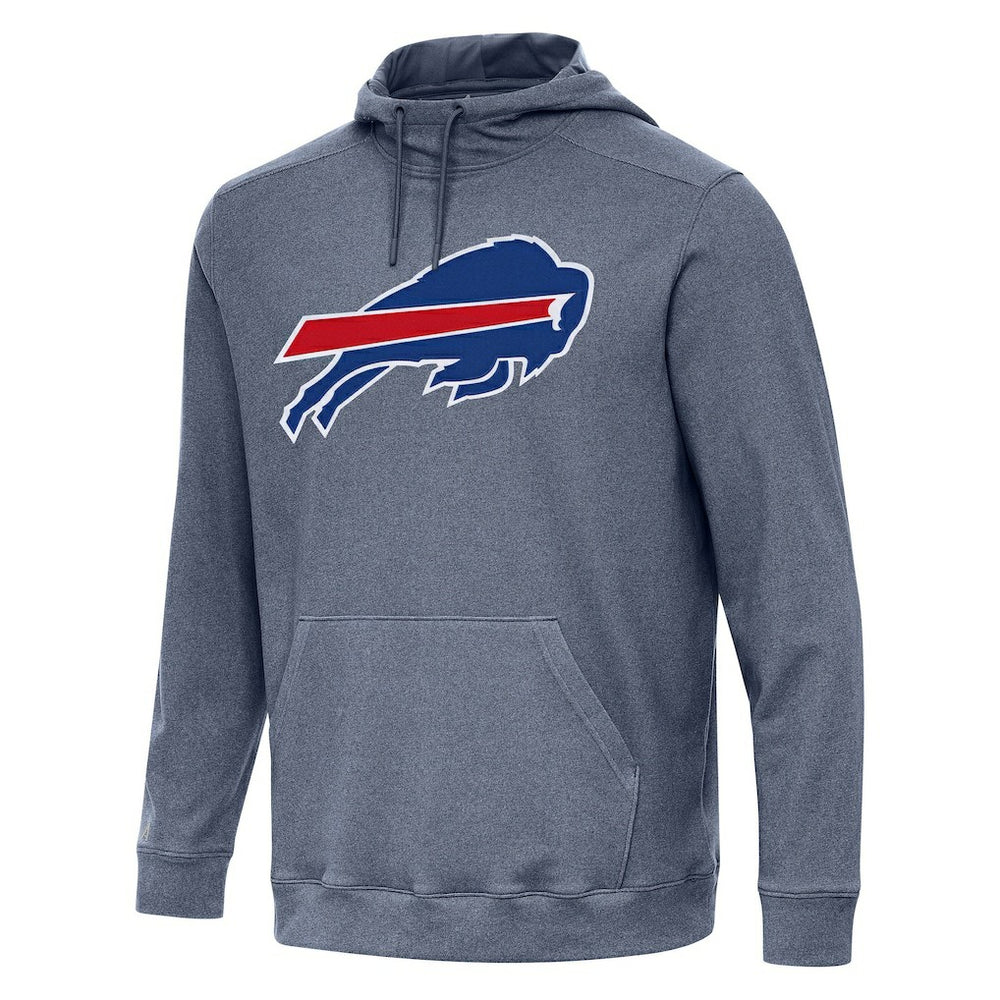 Buffalo Bills Antigua Cloud Pullover Hoodie Heather Navy | NFL