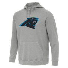 Carolina Panthers Antigua Cloud Pullover Hoodie Heather Gray | NFL