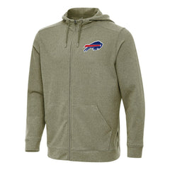 Buffalo Bills Antigua Effortless Full-Zip Hoodie Olive | NFL