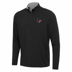 Houston Texans Antigua Content Quarter-Zip Pullover Top Black/Gray | NFL