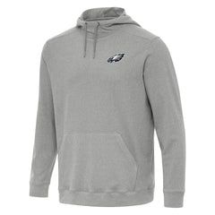Philadelphia Eagles Antigua Cloud Pullover Hoodie Heather Gray | NFL