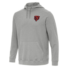 Chicago Bears Antigua Cloud Pullover Hoodie Heather Gray | NFL