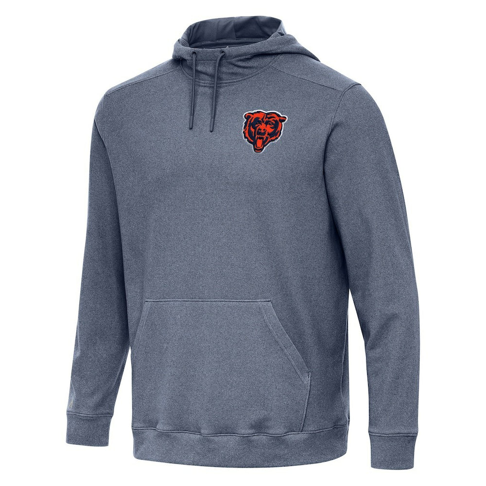 Chicago Bears Antigua Cloud Pullover Hoodie Heather Navy | NFL