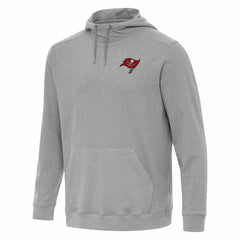 Tampa Bay Buccaneers Antigua Cloud Pullover Hoodie Heather Gray | NFL