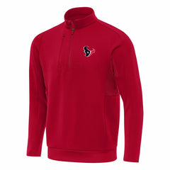 Houston Texans Antigua Generation Quarter-Zip Pullover Top Red | NFL