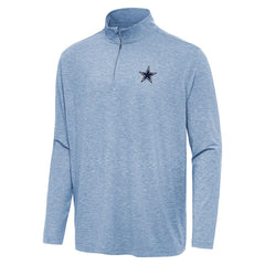 Dallas Cowboys Antigua Hunk Quarter-Zip Jacket Heather Royal | NFL