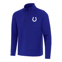 Indianapolis Colts Antigua Insider Quarter-Zip Pullover Top Royal | NFL