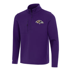 Baltimore Ravens Antigua Insider Quarter-Zip Pullover Top Purple | NFL