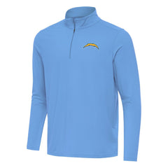 Los Angeles Chargers Antigua Intent Quarter-Zip Pullover Top Powder Blue | NFL