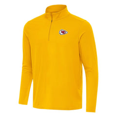 Kansas City Chiefs Antigua Intent Quarter-Zip Pullover Top Gold | NFL