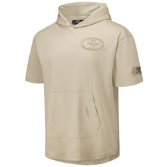 San Francisco 49ers Pro Standard Neutrals Capsule Short Sleeve Pullover Hoodie Tan | NFL