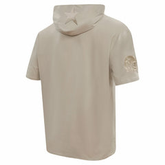 Dallas Cowboys Pro Standard Neutrals Capsule Short Sleeve Pullover Hoodie Tan | NFL