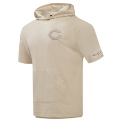 Chicago Bears Pro Standard Neutrals Capsule Short Sleeve Pullover Hoodie Tan | NFL