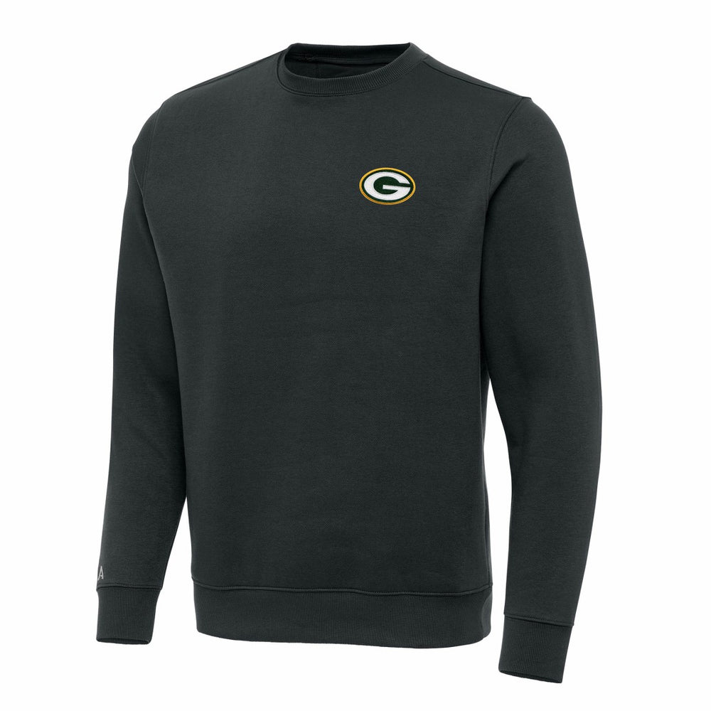 Green Bay Packers Antigua Victory Pullover Sweatshirt Charcoal | NFL