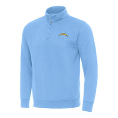 Los Angeles Chargers Antigua Victory Quarter-Zip Pullover Top Powder Blue | NFL